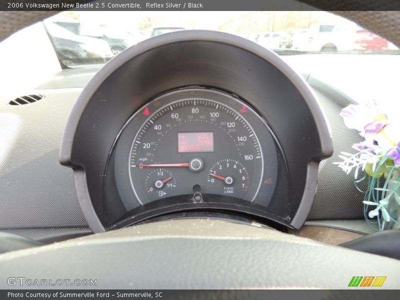 Reflex Silver / Black 2006 Volkswagen New Beetle 2.5 Convertible