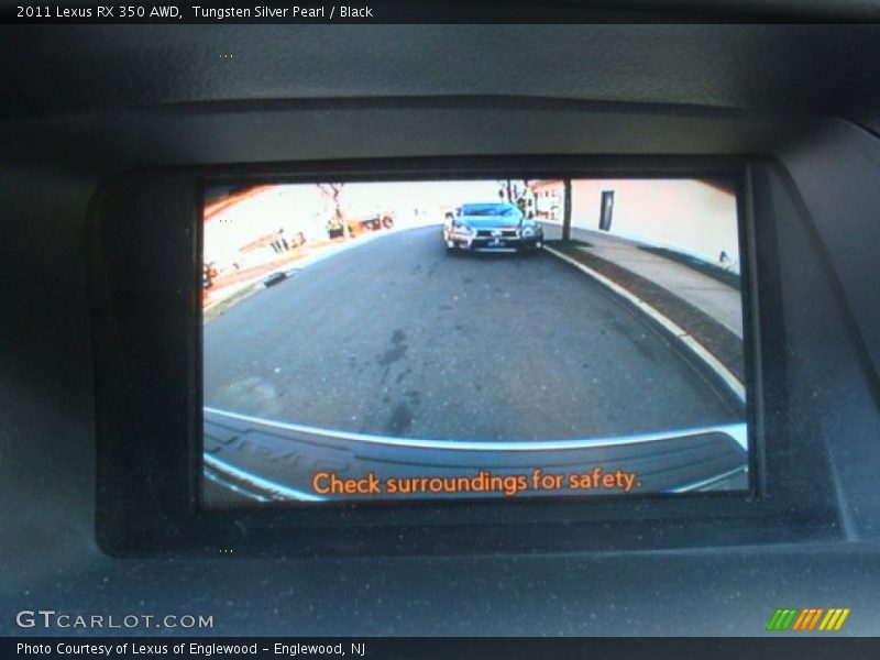Tungsten Silver Pearl / Black 2011 Lexus RX 350 AWD