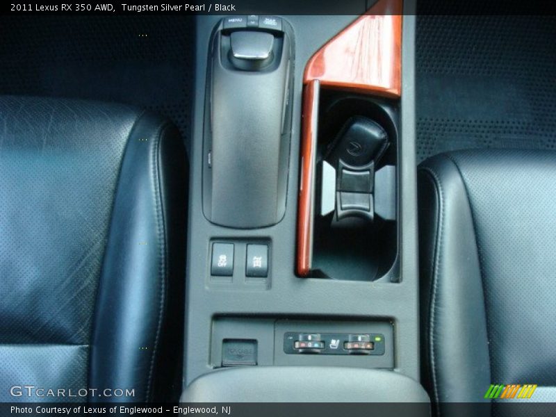 Tungsten Silver Pearl / Black 2011 Lexus RX 350 AWD