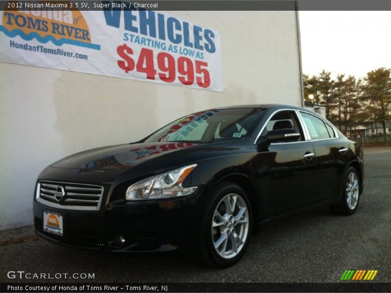Super Black / Charcoal 2012 Nissan Maxima 3.5 SV