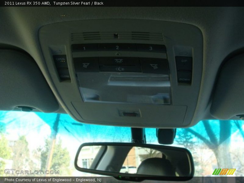 Tungsten Silver Pearl / Black 2011 Lexus RX 350 AWD