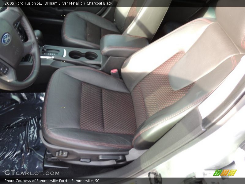 Brilliant Silver Metallic / Charcoal Black 2009 Ford Fusion SE