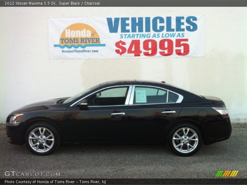 Super Black / Charcoal 2012 Nissan Maxima 3.5 SV