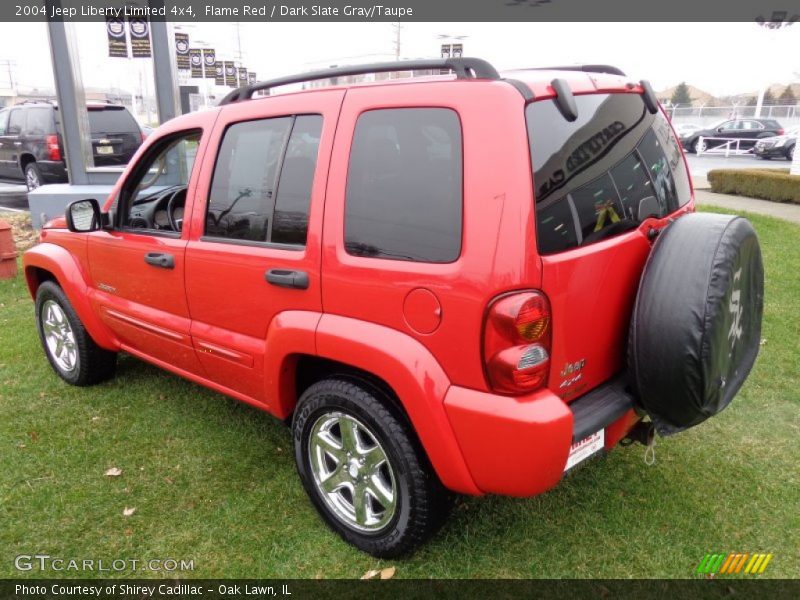 Flame Red / Dark Slate Gray/Taupe 2004 Jeep Liberty Limited 4x4