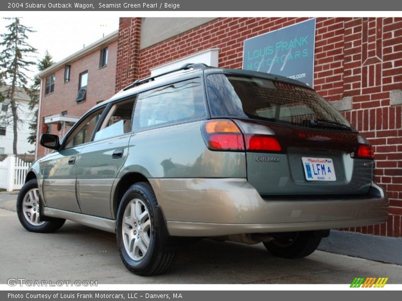 Seamist Green Pearl / Beige 2004 Subaru Outback Wagon