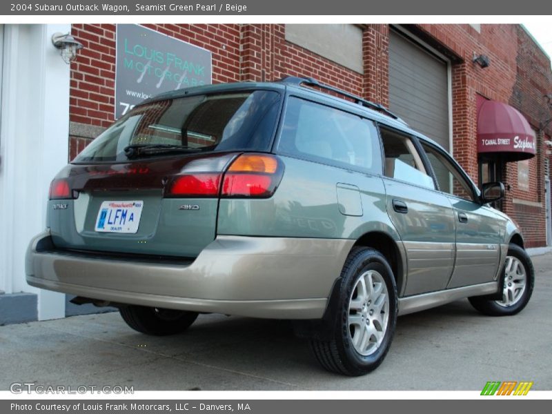 Seamist Green Pearl / Beige 2004 Subaru Outback Wagon