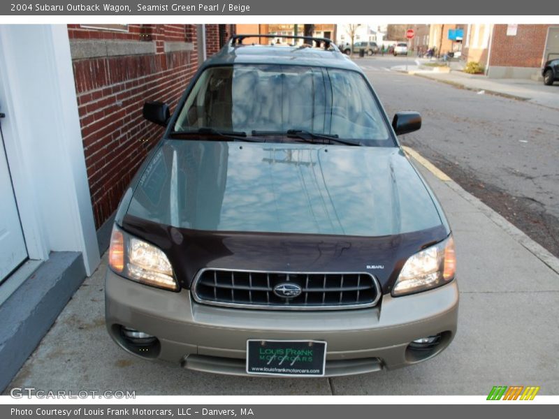 Seamist Green Pearl / Beige 2004 Subaru Outback Wagon