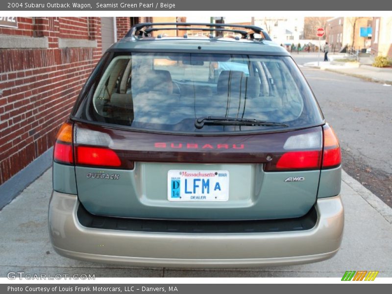 Seamist Green Pearl / Beige 2004 Subaru Outback Wagon