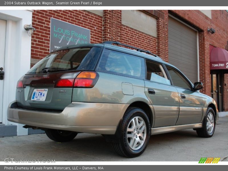 Seamist Green Pearl / Beige 2004 Subaru Outback Wagon