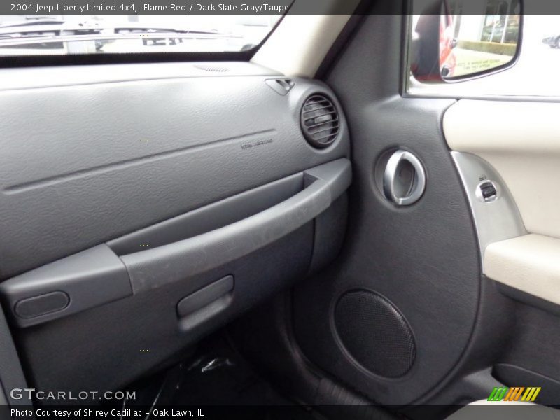 Flame Red / Dark Slate Gray/Taupe 2004 Jeep Liberty Limited 4x4