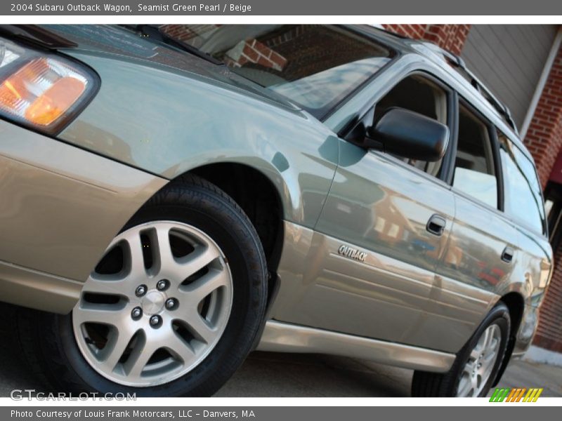 Seamist Green Pearl / Beige 2004 Subaru Outback Wagon