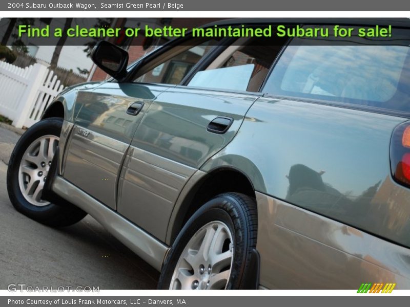 Seamist Green Pearl / Beige 2004 Subaru Outback Wagon