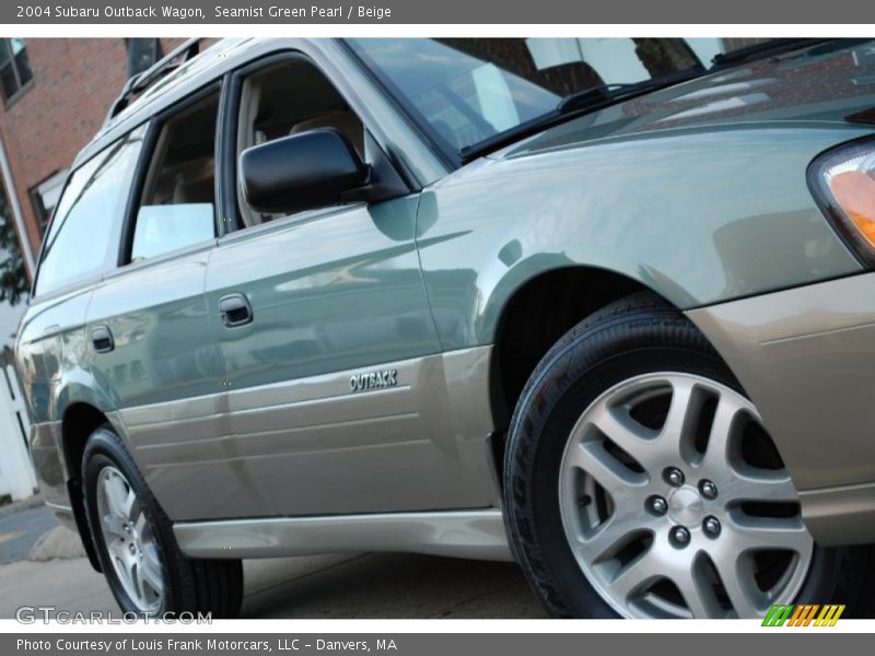 Seamist Green Pearl / Beige 2004 Subaru Outback Wagon