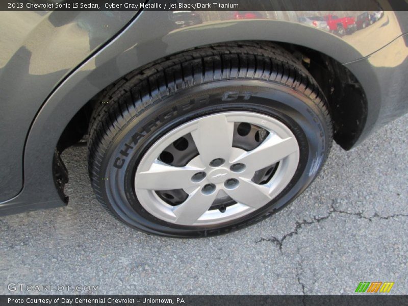 Cyber Gray Metallic / Jet Black/Dark Titanium 2013 Chevrolet Sonic LS Sedan