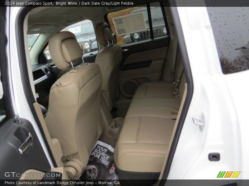 Bright White / Dark Slate Gray/Light Pebble 2014 Jeep Compass Sport