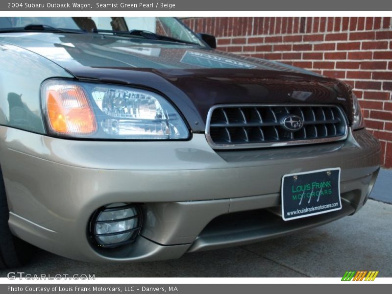 Seamist Green Pearl / Beige 2004 Subaru Outback Wagon