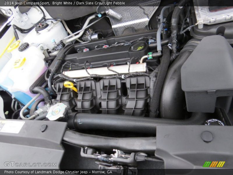 Bright White / Dark Slate Gray/Light Pebble 2014 Jeep Compass Sport