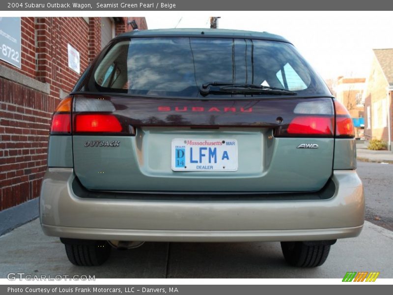Seamist Green Pearl / Beige 2004 Subaru Outback Wagon