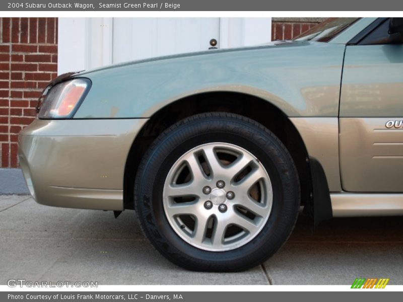 Seamist Green Pearl / Beige 2004 Subaru Outback Wagon
