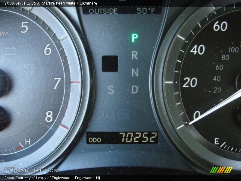 Starfire Pearl White / Cashmere 2009 Lexus ES 350