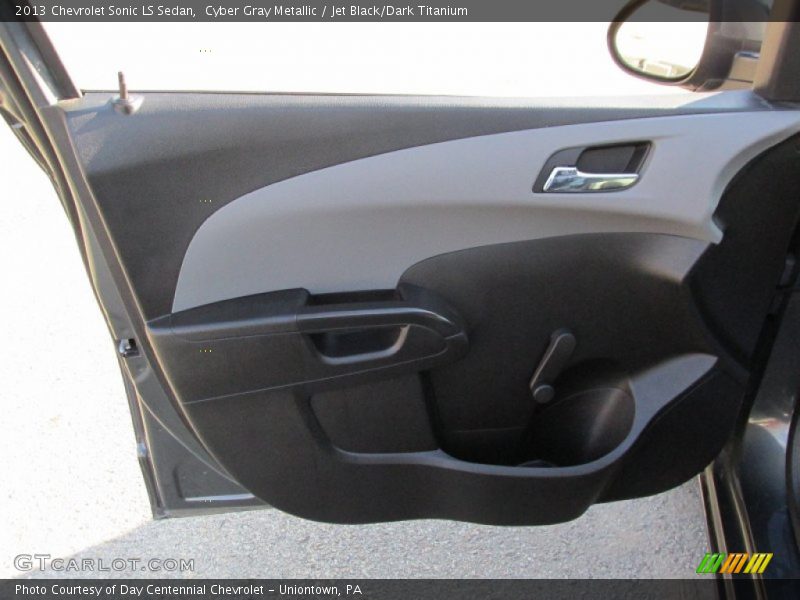 Cyber Gray Metallic / Jet Black/Dark Titanium 2013 Chevrolet Sonic LS Sedan