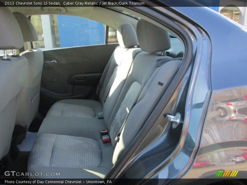 Cyber Gray Metallic / Jet Black/Dark Titanium 2013 Chevrolet Sonic LS Sedan