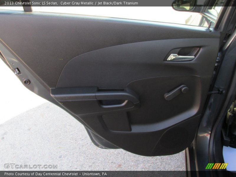 Cyber Gray Metallic / Jet Black/Dark Titanium 2013 Chevrolet Sonic LS Sedan