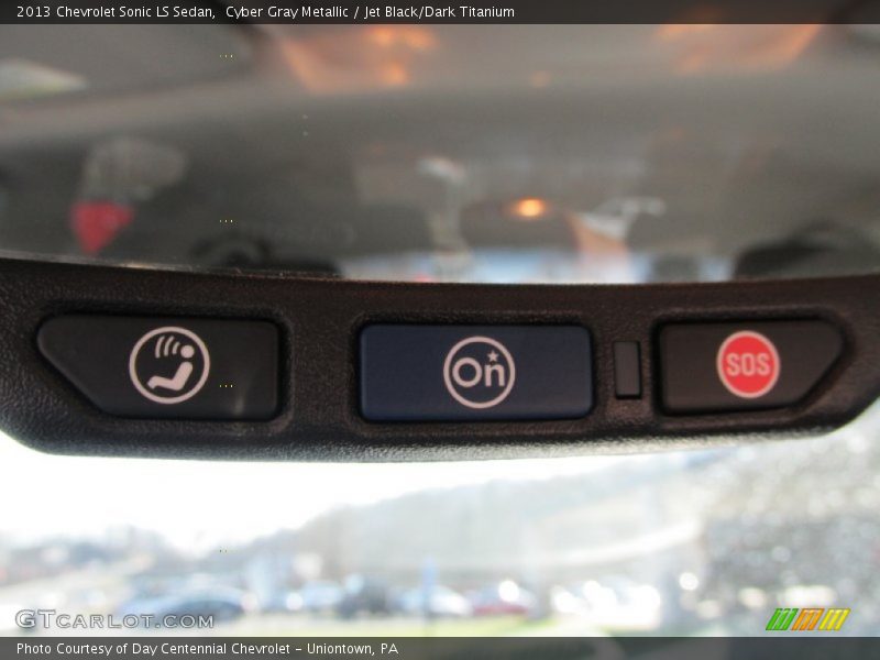 Cyber Gray Metallic / Jet Black/Dark Titanium 2013 Chevrolet Sonic LS Sedan