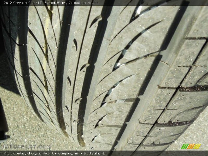 Summit White / Cocoa/Light Neutral 2012 Chevrolet Cruze LT