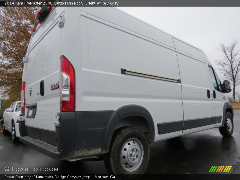 Bright White / Gray 2014 Ram ProMaster 2500 Cargo High Roof