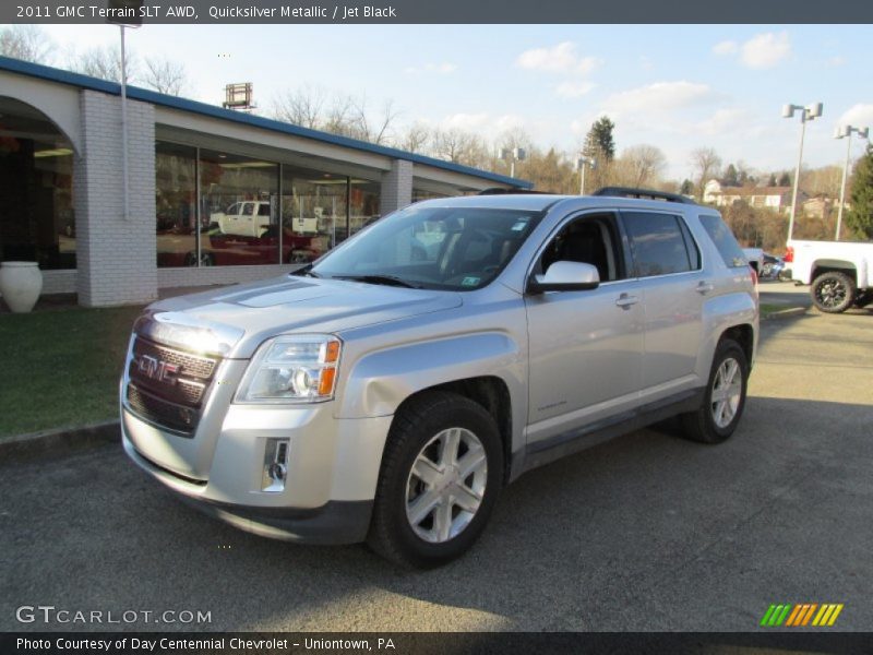 Quicksilver Metallic / Jet Black 2011 GMC Terrain SLT AWD