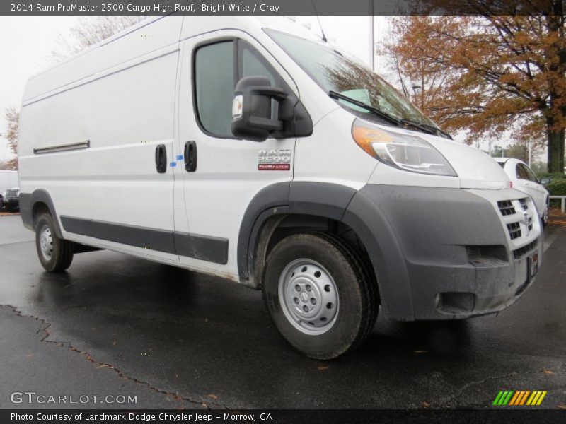 Front 3/4 View of 2014 ProMaster 2500 Cargo High Roof
