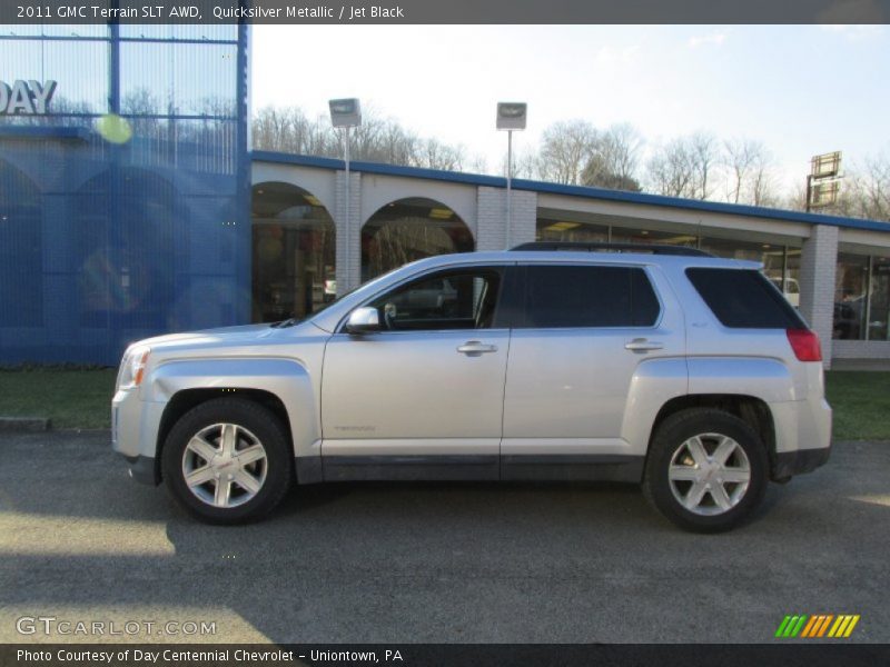 Quicksilver Metallic / Jet Black 2011 GMC Terrain SLT AWD