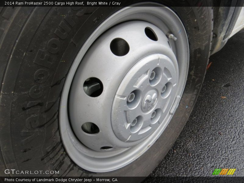  2014 ProMaster 2500 Cargo High Roof Wheel