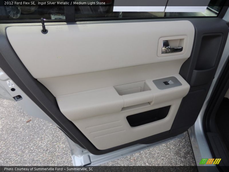 Ingot Silver Metallic / Medium Light Stone 2012 Ford Flex SE