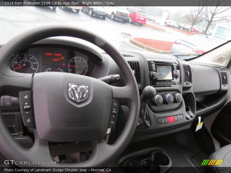 Dashboard of 2014 ProMaster 2500 Cargo High Roof