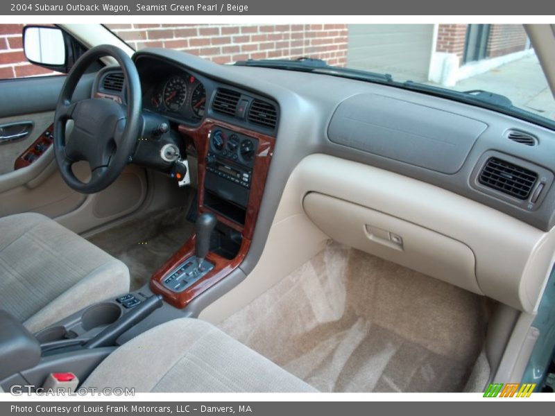 Seamist Green Pearl / Beige 2004 Subaru Outback Wagon