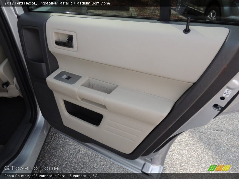 Ingot Silver Metallic / Medium Light Stone 2012 Ford Flex SE