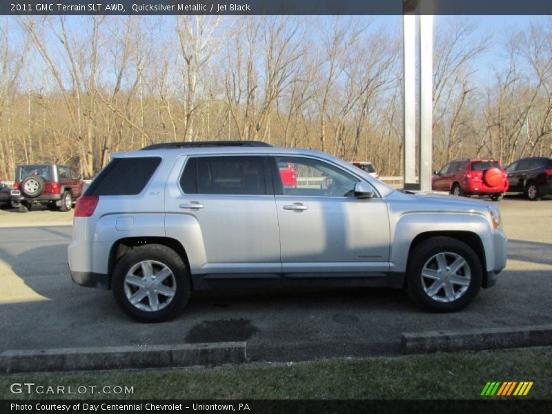 Quicksilver Metallic / Jet Black 2011 GMC Terrain SLT AWD