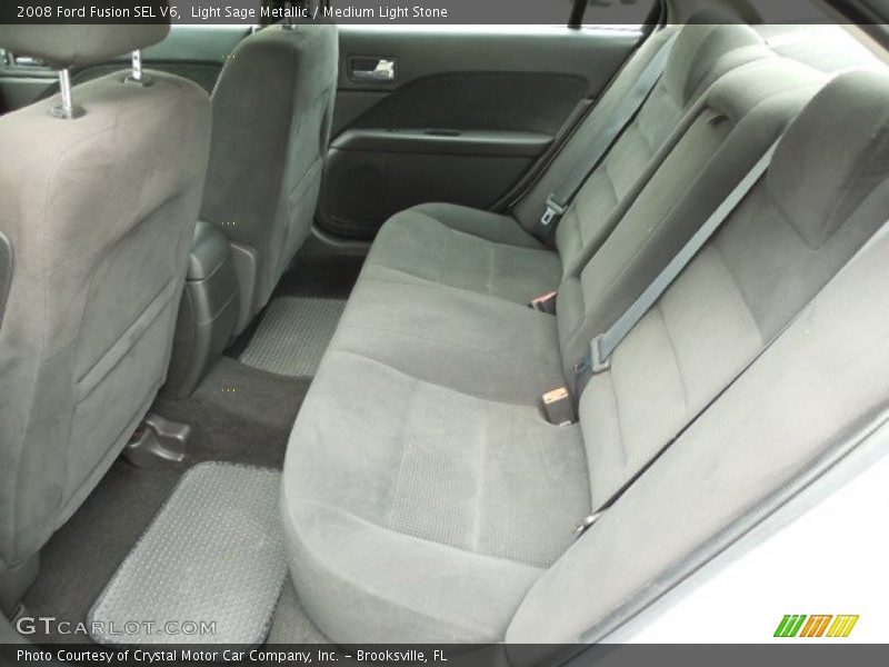 Light Sage Metallic / Medium Light Stone 2008 Ford Fusion SEL V6