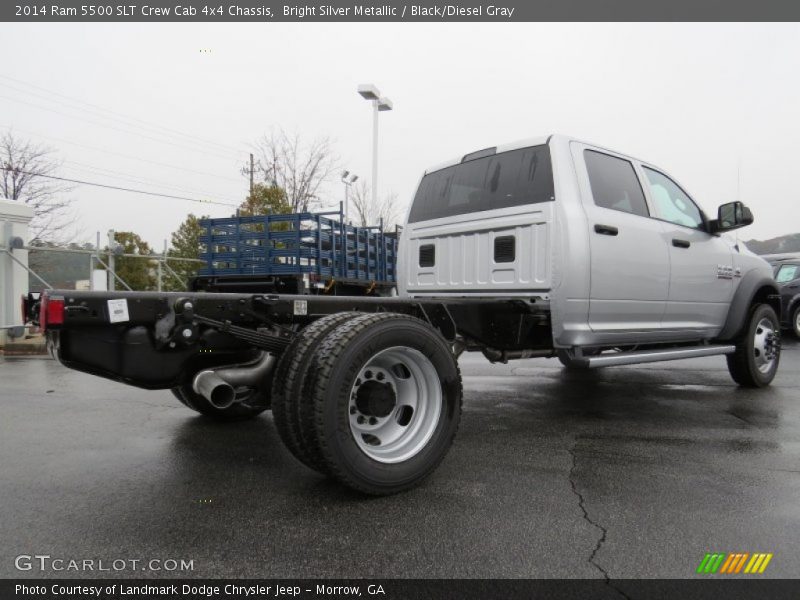 Bright Silver Metallic / Black/Diesel Gray 2014 Ram 5500 SLT Crew Cab 4x4 Chassis