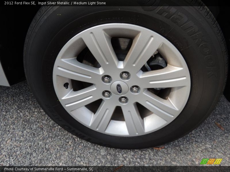 Ingot Silver Metallic / Medium Light Stone 2012 Ford Flex SE