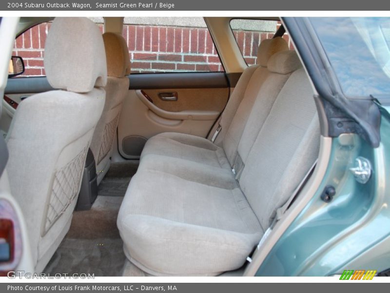 Seamist Green Pearl / Beige 2004 Subaru Outback Wagon