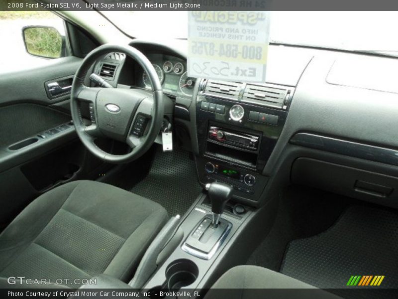 Light Sage Metallic / Medium Light Stone 2008 Ford Fusion SEL V6