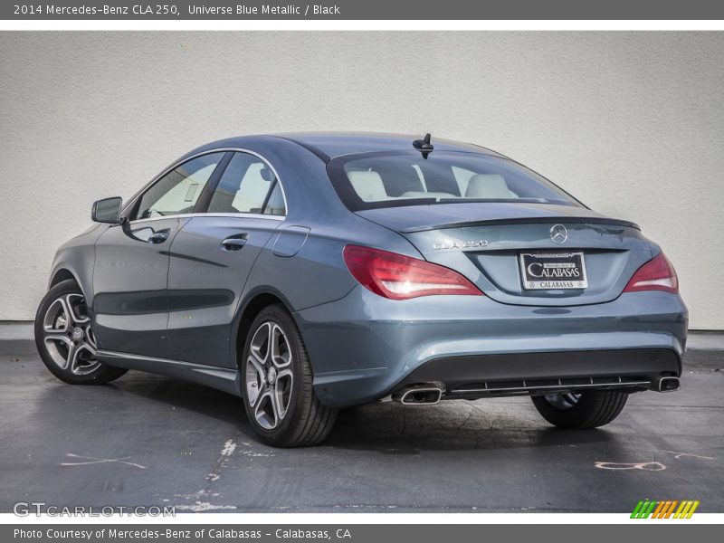 Universe Blue Metallic / Black 2014 Mercedes-Benz CLA 250