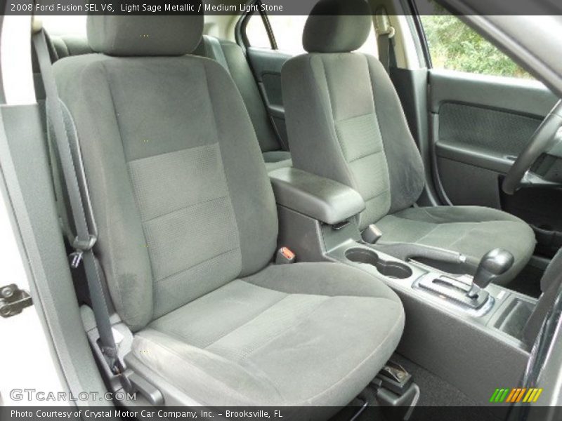 Light Sage Metallic / Medium Light Stone 2008 Ford Fusion SEL V6