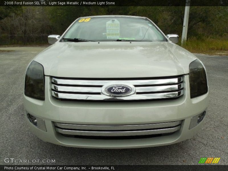 Light Sage Metallic / Medium Light Stone 2008 Ford Fusion SEL V6