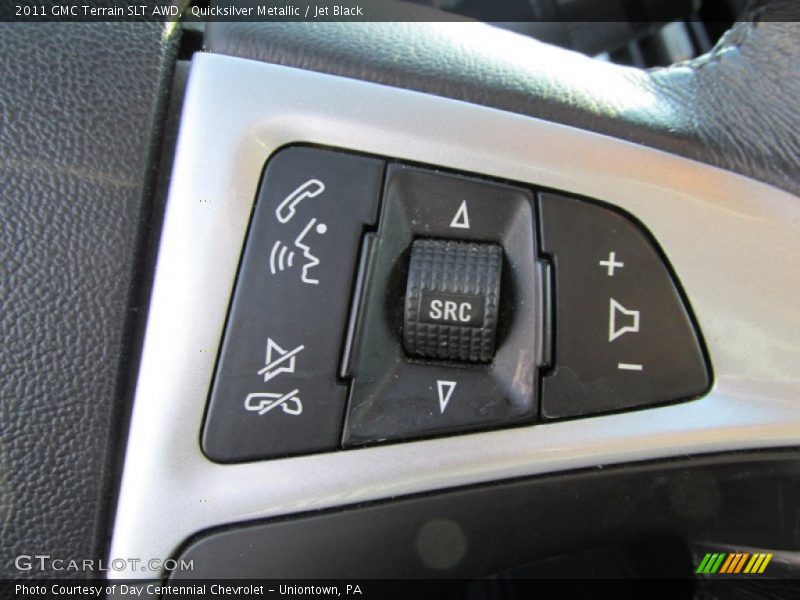 Quicksilver Metallic / Jet Black 2011 GMC Terrain SLT AWD