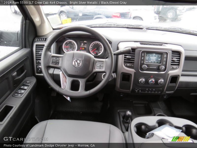 Dashboard of 2014 5500 SLT Crew Cab 4x4 Chassis