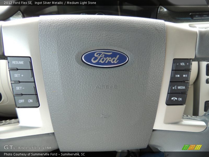 Ingot Silver Metallic / Medium Light Stone 2012 Ford Flex SE